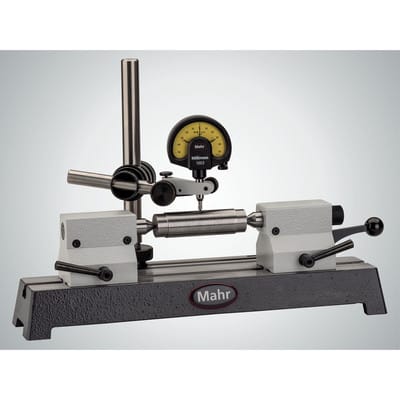 818 Rundlaufprüfgerät mit Spitzen h=150 mm x 450 mm