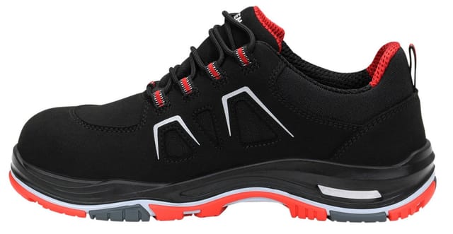 Sicherheitshalbschuh ALAN XXTP black-red Low ESD S3S, Gr. 45