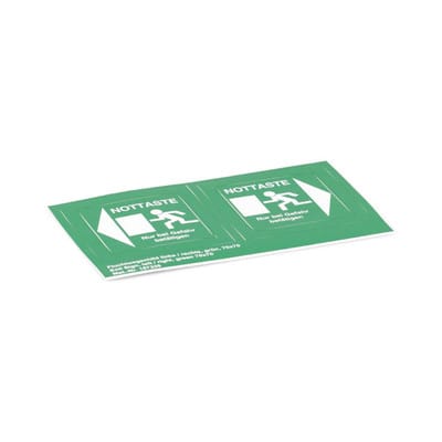 Fluchtwegschild 70 x 70 mm