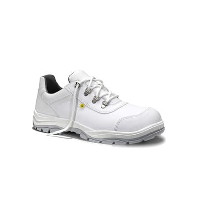 Sicherheitshalbschuh DEAN RUBBER white Low ESD S2 HI Typ 1, Gr. 48