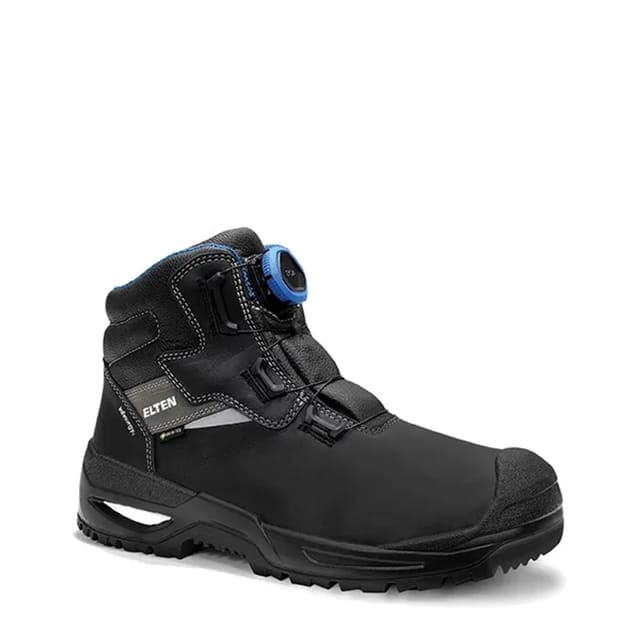 Sicherheitsstiefel STEFANO XXSG BOA® GTX black-blue Mid ESD S3S CI, Gr. 44