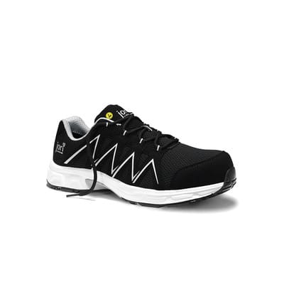 Sicherheitshalbschuh jo_SPEEDY black-silver Low ESD S1PS, Gr. 44