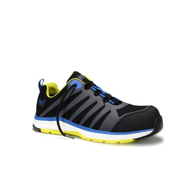 Sicherheitshalbschuh jo_RAPID blue-yellow Low ESD S3, Gr. 39