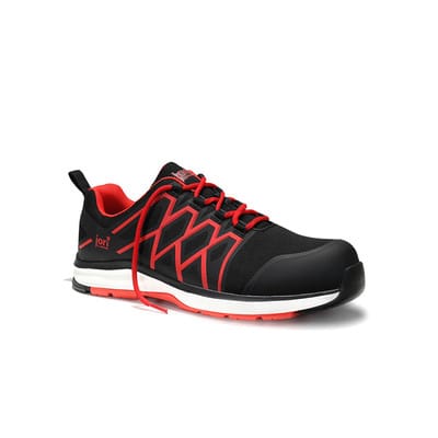 Sicherheitshalbschuh jo_SWIFT black-red Low ESD S1P, Gr. 39