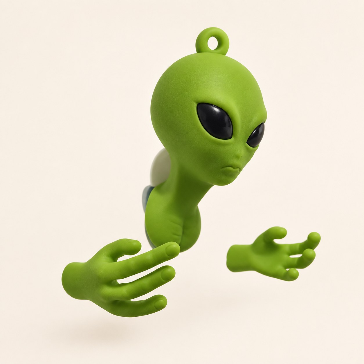 Décoration Murale Extraterrestre , Statue 3d Vert Alien, Ornement De Mur Créatif Pour Halloween Et Noël, Salon Chambre