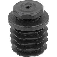 JUSTIERSTOPFEN OHNE EINSATZ, FORM:A RUND, D=38, L1=29 POLYAMID SCHWARZ, FÜR RUNDROHRE Bild 2