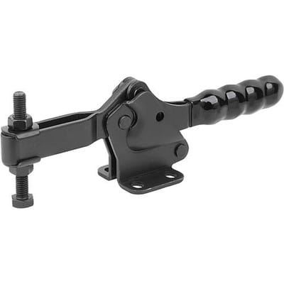 SCHNELLSPANNER, FUß WAAGRECHT, F.MESSTECHNIK, F2=3400, VERSTELLB. ANDRUCKSPINDEL, H=66,5, L=225, FORM:C,