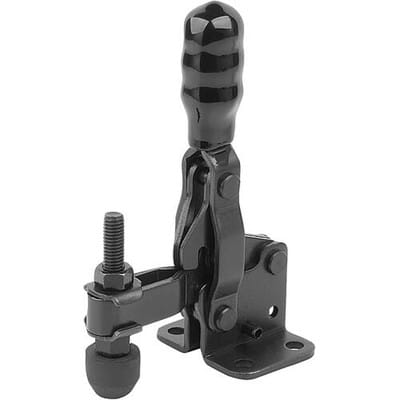 SCHNELLSPANNER, FUß WAAGRECHT, F.MESSTECHNIK, F2=1000, VERSTELLB. ANDRUCKSPINDEL, H=88, L=57, FORM:A,