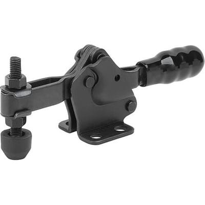 SCHNELLSPANNER, FUß WAAGRECHT, F.MESSTECHNIK, F2=1000, VERSTELLB. ANDRUCKSPINDEL, H=38,5, L=112, FORM:A,