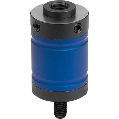 AUFSPANNBOLZEN FLEXIBEL, H=50 ALUMINIUM, BLAU, KOMP:STAHL