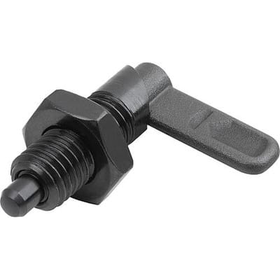 SPERRRIEGEL, D=6, M16, FORM:B M. GEWINDEHÜLSE, M. MUTTER, STAHL BRÜNIERT