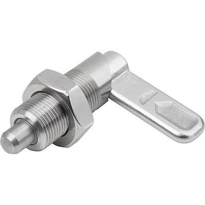 SPERRRIEGEL, D=10, M20, FORM:B M. GEWINDEHÜLSE, M. MUTTER, EDELSTAHL BLANK