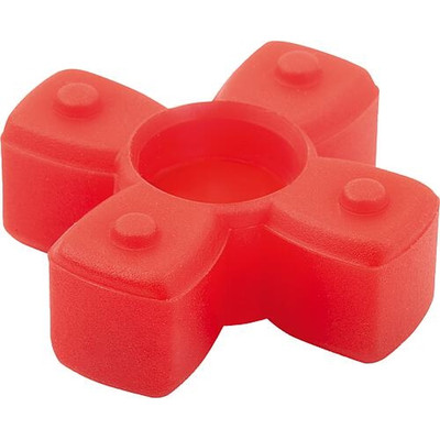 KUPPLUNGSSTERN SPIELFREI GR.7, 98 Shore A, 2, POLYURETHAN, ROT