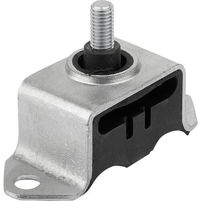 GUMMI-METALL-DECKENELEMENT AUßENGEWINDE M08X15, FORM:A, ECKIG, STAHL VERZINKT, KOMP:NATURKAUTSCHUK SHORE 70