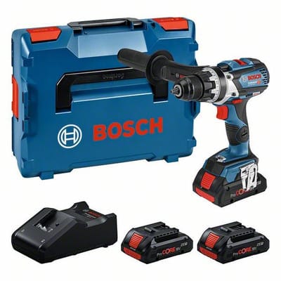 Professional Set: Akku-Bohrschrauber GSR 18V-110 C, 3x ProCORE18V 4.0Ah, L-BOXX