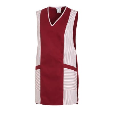 Überwurfschürze Damen bordeaux 08/264/21, Größe I