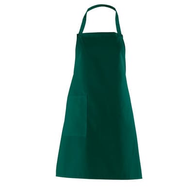 Latzschürze Nackenband verstellbar bottle green, Größe 34 11/473/88