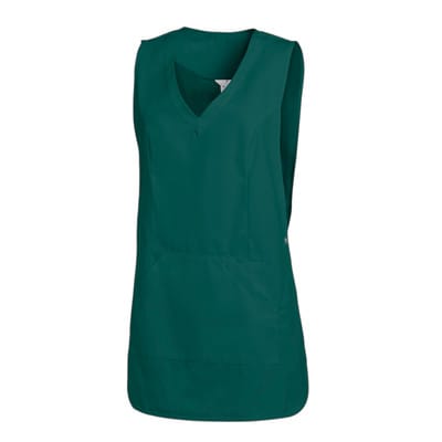 Überwurfschürze Damen bottle green 08/641/88, Größe III