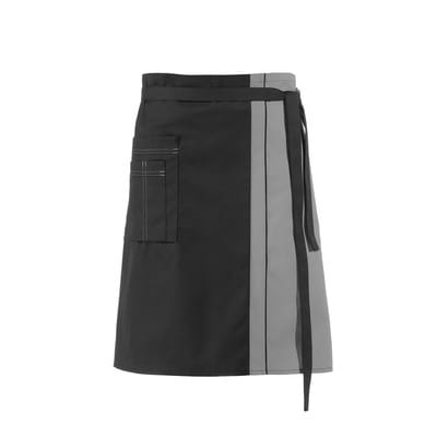 Vorbinder 2 Taschen schwarz/silber, Größe 34 11/2568/1029