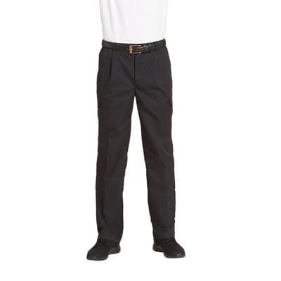 Gastronomiehose Herren schwarz 12/7520/10, Größe 46