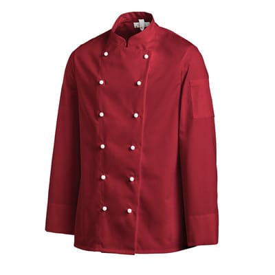 Kochjacke Unisex bordeaux 12/8790/21, Größe 46