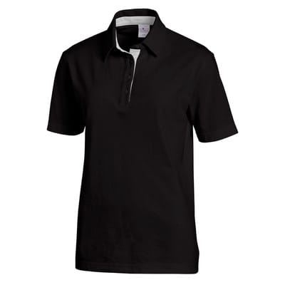Poloshirt Unisex schwarz/silber 08/2637/1029, Größe XL