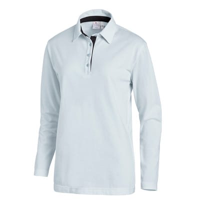 Poloshirt Unisex hellblau/marine 08/2638/0504, Größe XS