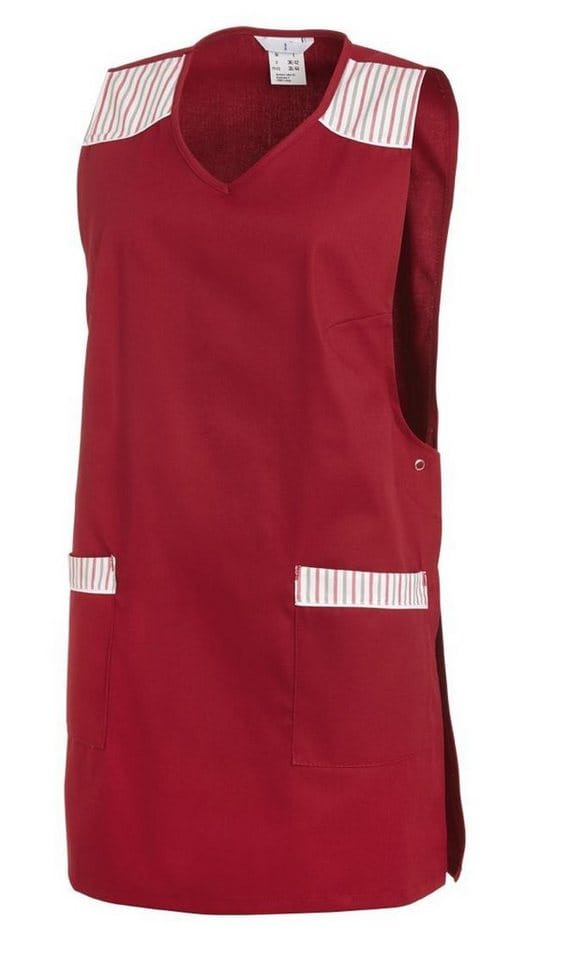 Überwurfschürze Damen bordeaux 08/1229/21, Größe II