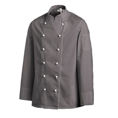 Kochjacke Unisex grau 12/8790/12, Größe 42