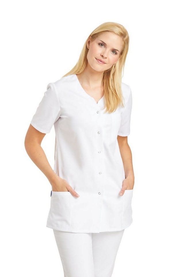 Kasack Damen weiß 08/2256/01, Größe 52