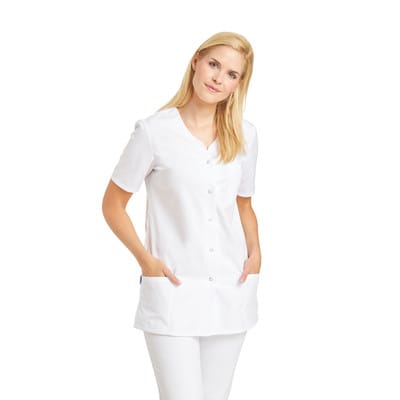 Kasack Damen weiß 08/2256/01, Größe 38