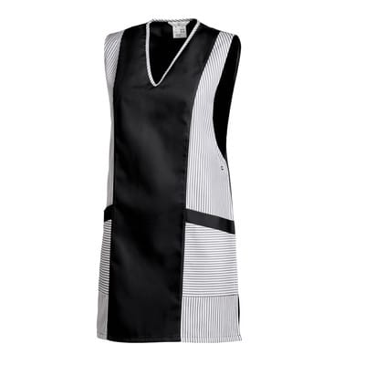 Überwurfschürze Damen schwarz 08/264/10, Größe III