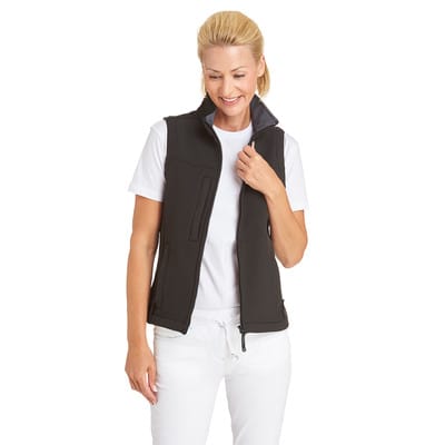 Weste Damen schwarz 10/1045/10, Größe 44