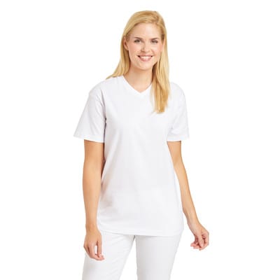 T-Shirt Unisex weiß 08/2448/01, Größe S