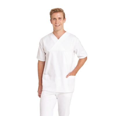 Schlupfkasack Unisex weiß 12/106/01, Größe 5XL