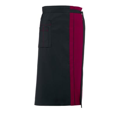 Vorbinder 2 Taschen schwarz/bordeaux, Größe 34 11/2569/1021