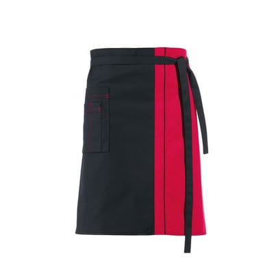 Vorbinder 2 Taschen schwarz/rot, Größe 34 11/2568/1002