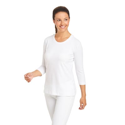 Shirt Damen weiß 08/2529/01, Größe XXL