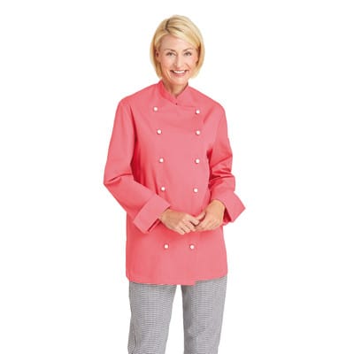 Kochjacke Unisex dunkelrosa 12/8790/67, Größe 56