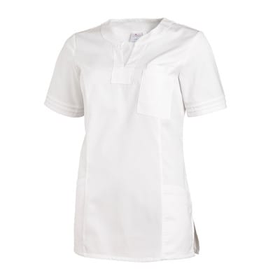 Schlupfkasack Damen weiß 08/2557/01, Größe XS