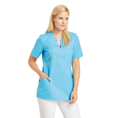 Schlupfkasack Damen türkis 08/2557/76, Größe XL