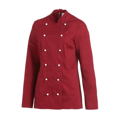 Kochjacke Damen bordeaux 08/2518/21, Größe 34