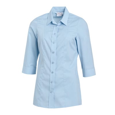 Bluse Teilungsnähte hellblau 08/1237/05, Größe 44