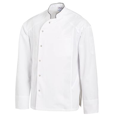 Kochjacke Herren Langarm weiß 12/2753/01, Größe 56