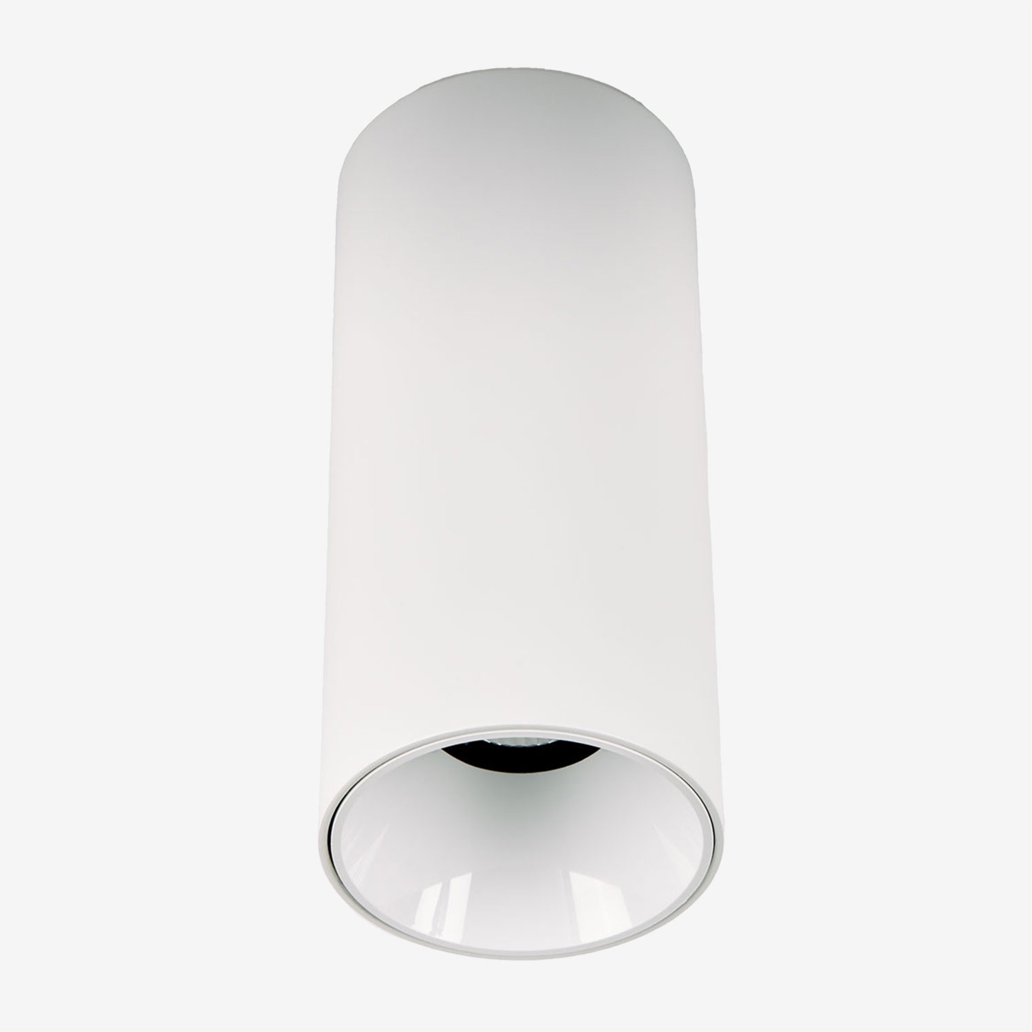 Sklum Led-deckenaufbauleuchte Rund Ø7,2 Cm Aus Aluminium Orelva Weiss