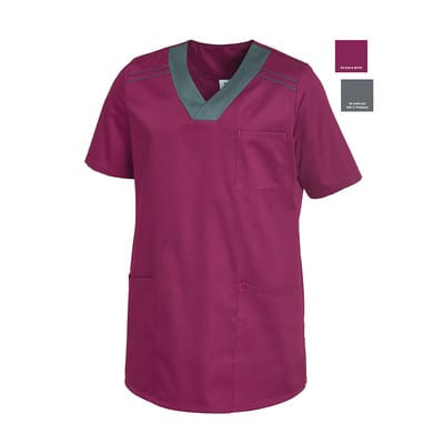 Schlupfkasack Unisex beere/anthrazit 12/1344/6438, Größe M