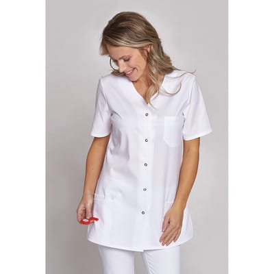 Kasack Damen weiß 08/1336/01, Größe 36