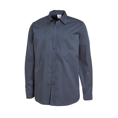 Hemd Herren Langarm dunkelgrau 10/2499/43, Größe 47