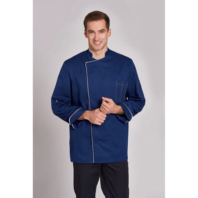 Kochjacke Herren dunkelblau 12/1353/68, Größe 58