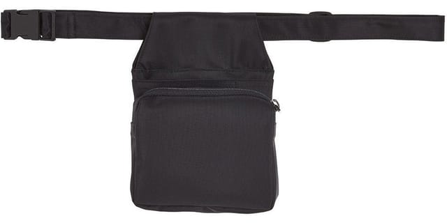 Gürteltasche mit Reißverschluß schwarz, Größe 34 02/2671/10